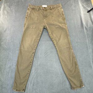 Current/Elliott The Station Agent Skinny Jeans Army Green size 0